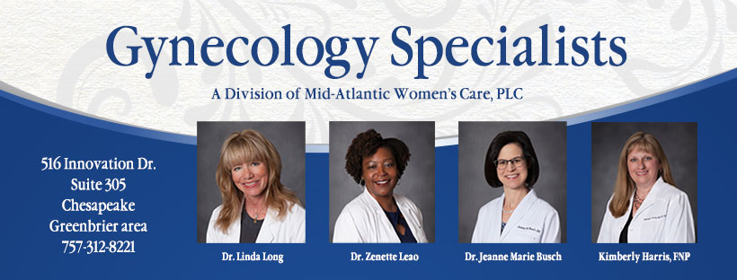 GYNECOLOGY SPECIALISTS | GYN Doctors, Virginia Beach, Chesapeake ...